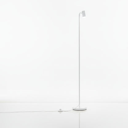 Bílá stojací lampa GU10 160 cm
