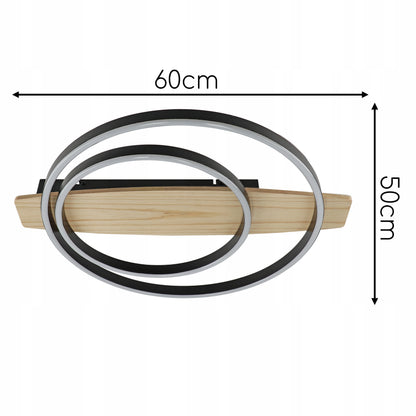 LED stropní svítidlo 68 W, 6120 lm, IP20