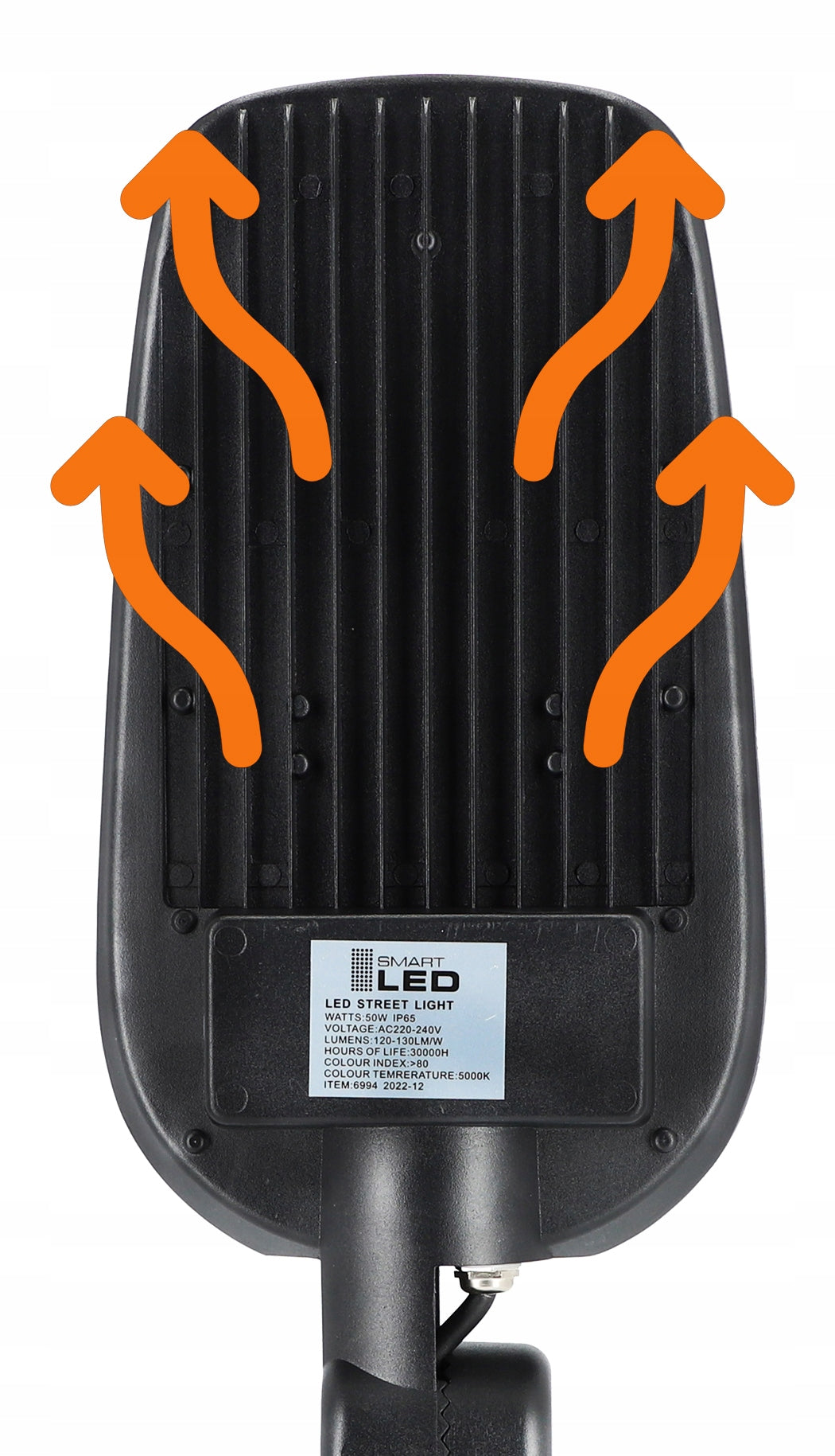 Pouliční LED svítidlo 50 W, nastavitelné