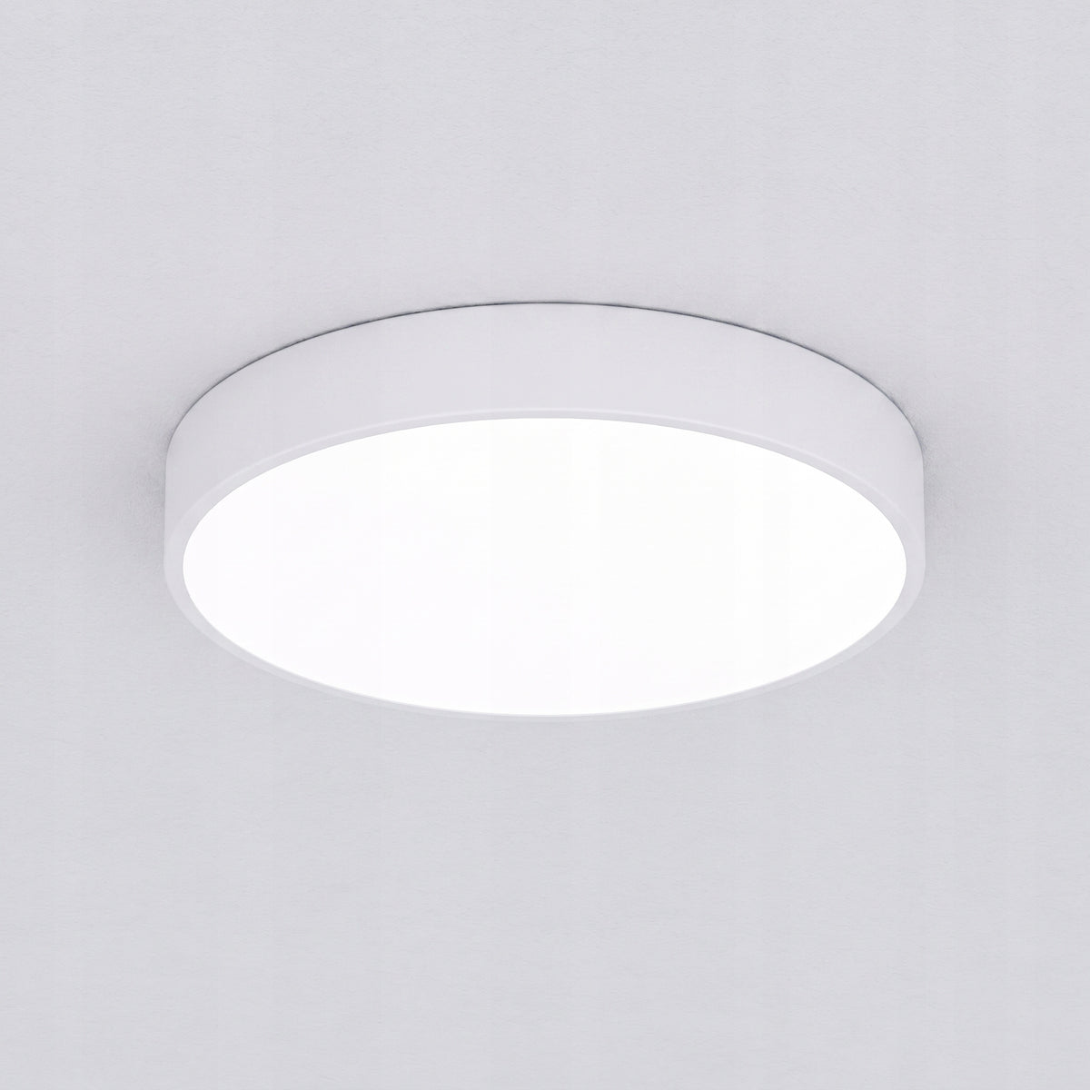 Bílé kulaté stropní LED svítidlo 48 W, 4800 lm, 50 cm