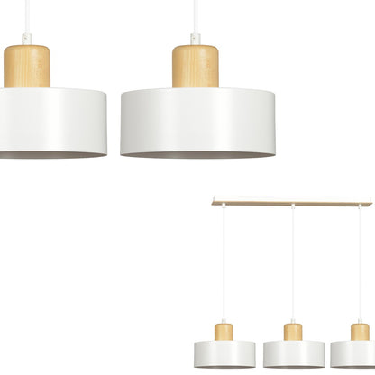 Závěsné svítidlo TORIN 3 – bílé