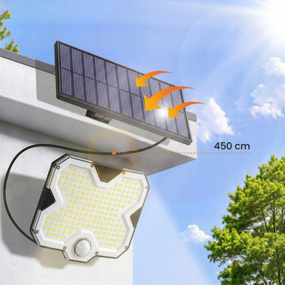 LED solární pouliční svítidlo, IP44