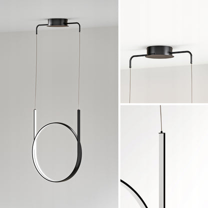 Bílé LED závěsné svítidlo 66 W – teplá bílá