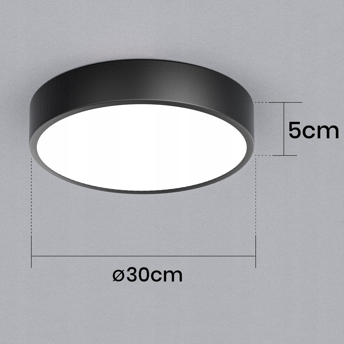 Kulaté stropní LED svítidlo 18 W, 1800 lm, 30 cm