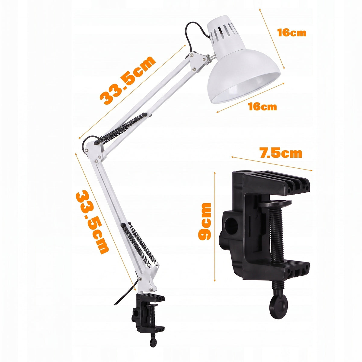 Stolní lampa E27, nastavitelná