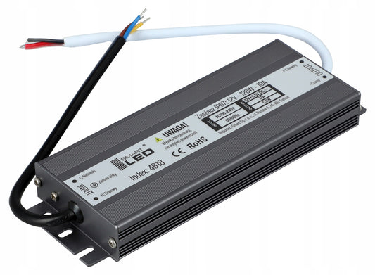 LED napájecí zdroj 12 V, 120 W, IP67
