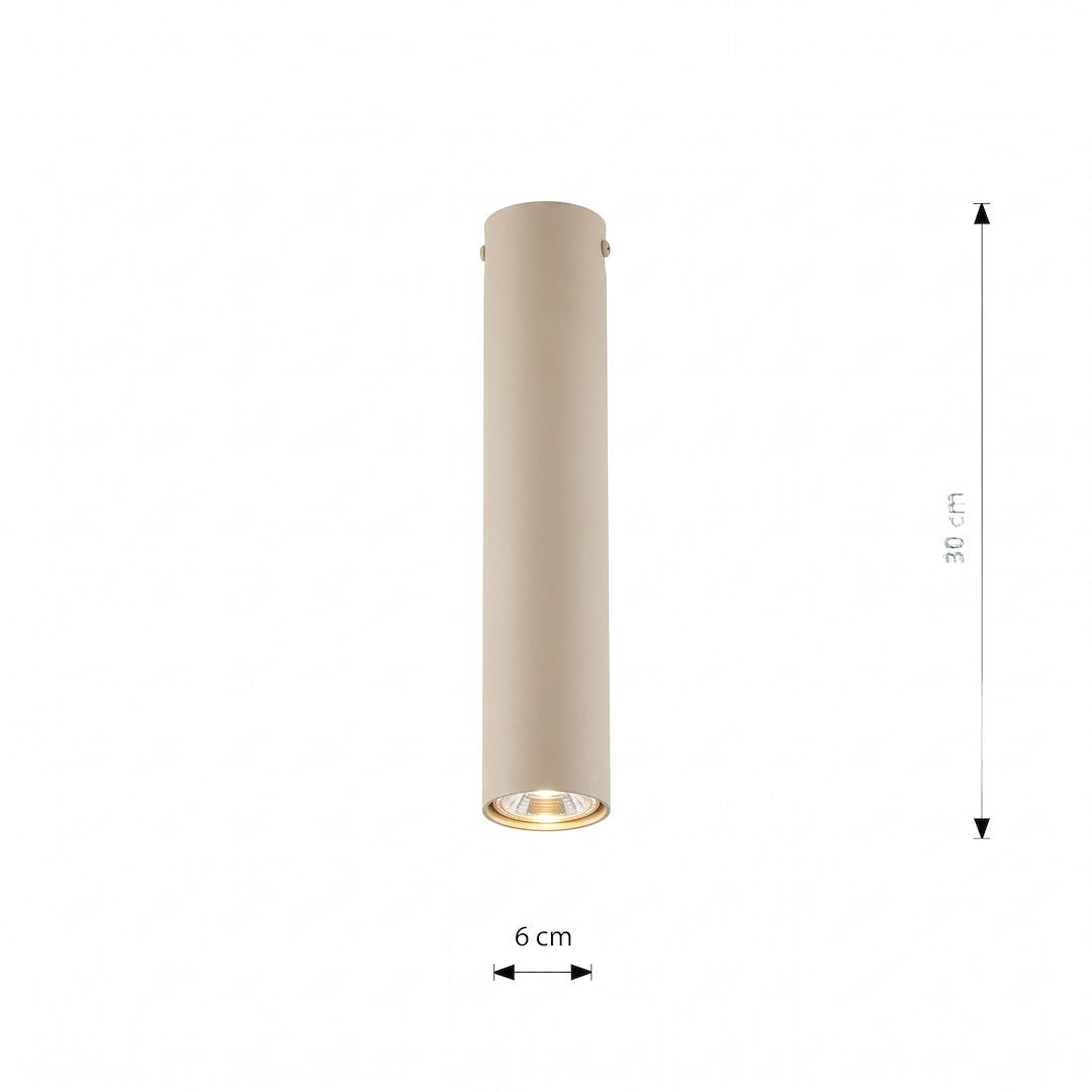 Stropní svítidlo TECNO 1M – v odstínu moka