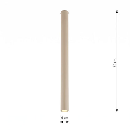 Stropní svítidlo TECNO 1XXL – v odstínu moka