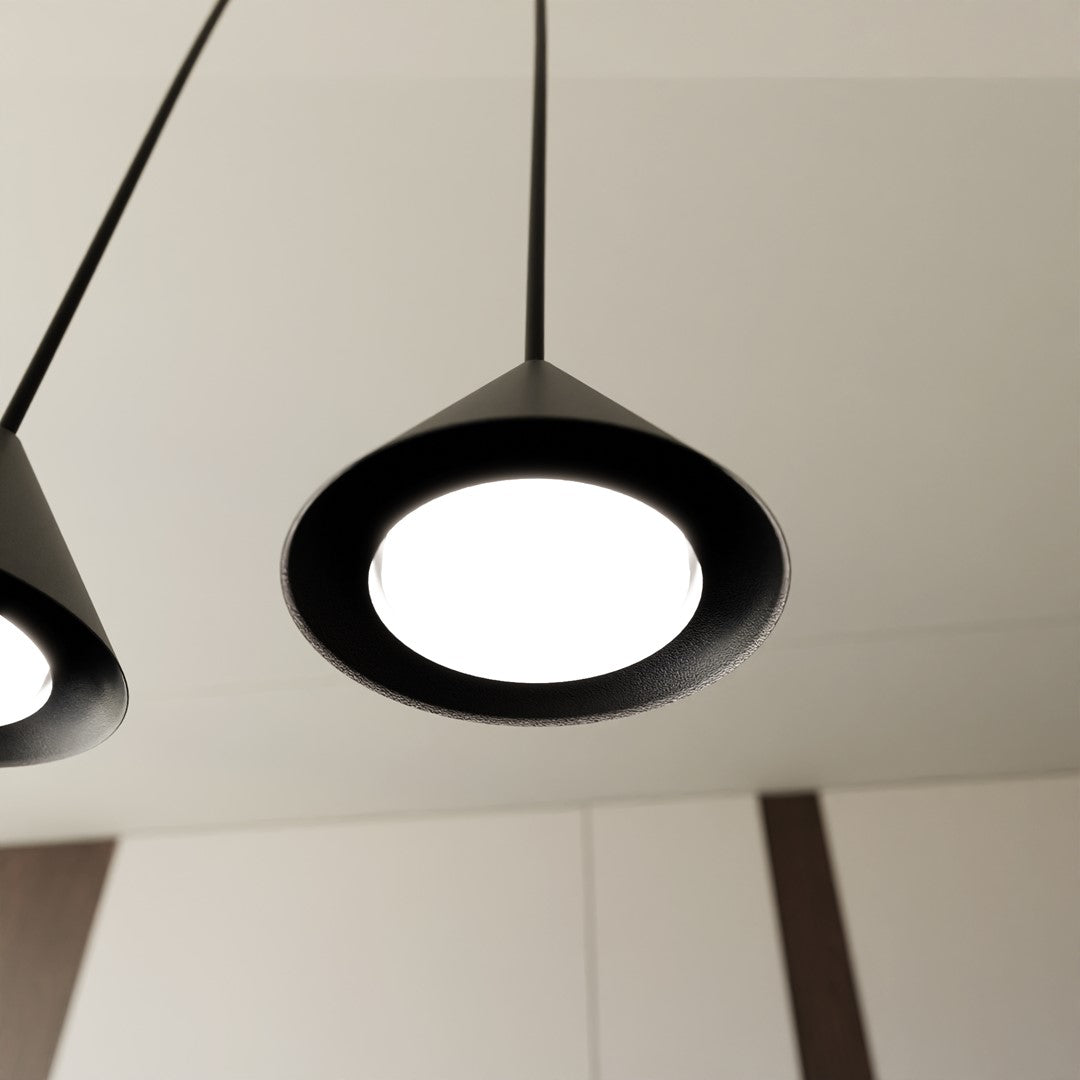 Závěsné svítidlo ELIT 6 – černé