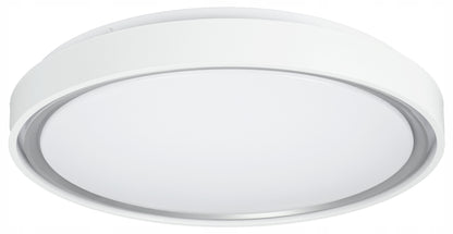 Bílé kulaté stropní LED svítidlo 30 W, 40 cm