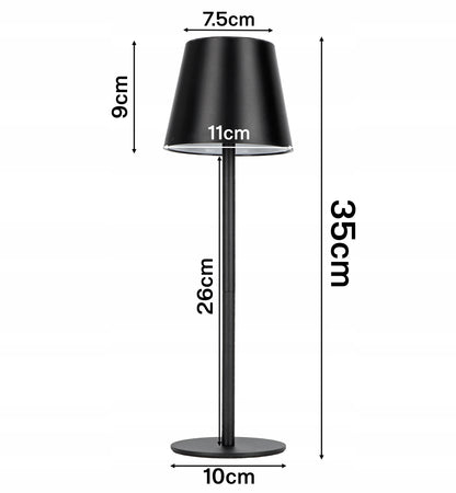 LED stolní lampa, s dotykovým ovládáním, stmívatelná, 3 režimy barvy světla