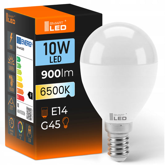 LED žárovka E14 10 W, 900 lm, 6500 K – studená bílá