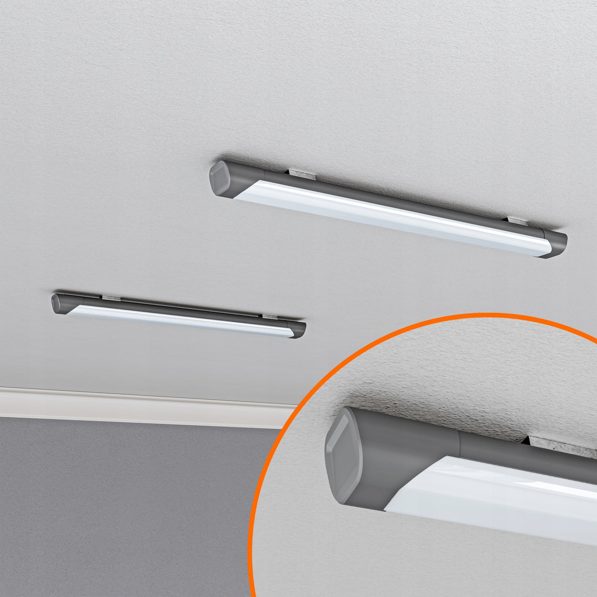 Prachotěsné LED svítidlo 36 W, 4320 lm, 60 cm