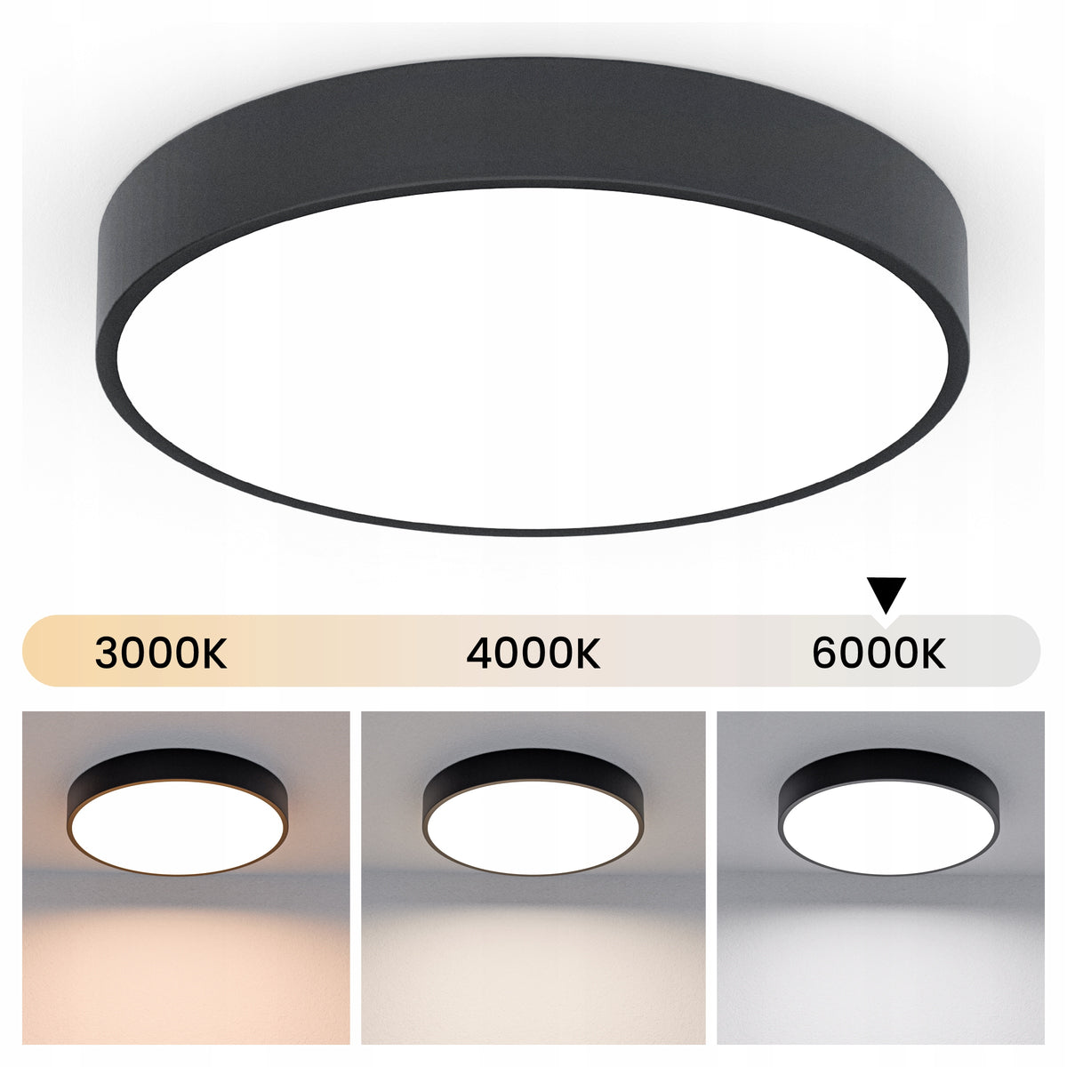 Kulaté stropní LED svítidlo 40 W, 40 cm