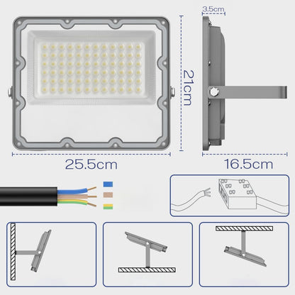 LED reflektor 100 W, 11000 lm