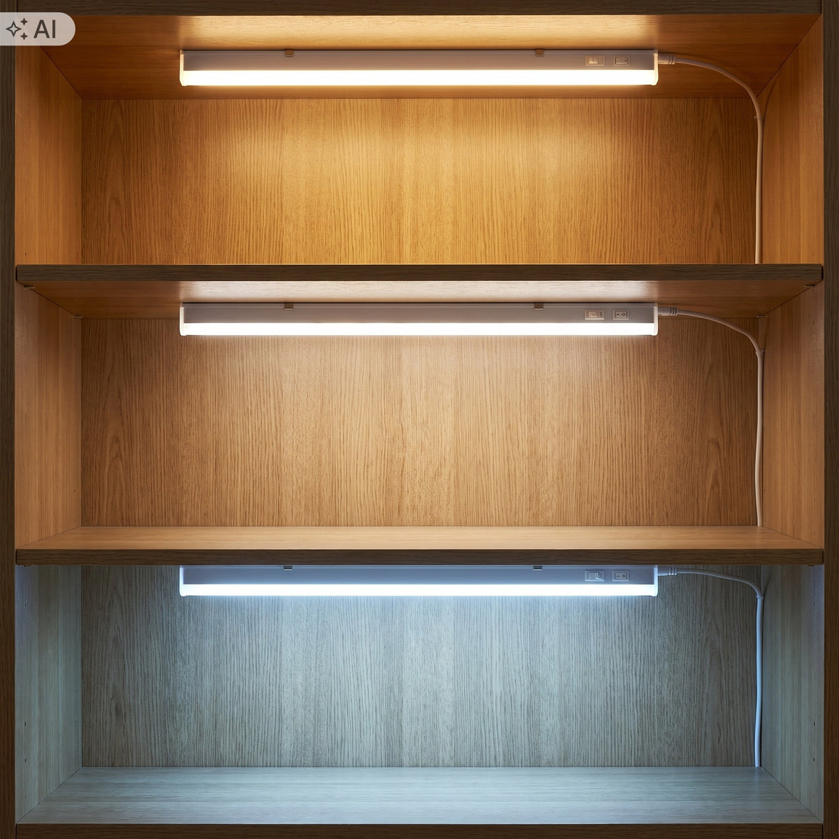 LED podlinkové svítidlo 230 V, 117 cm, 3 režimy barvy světla