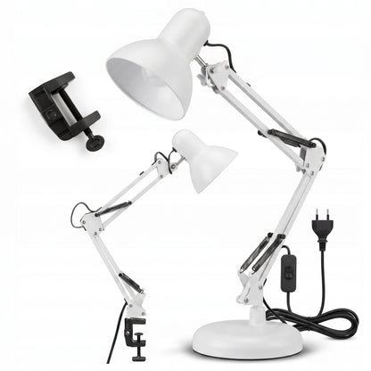 Stolní lampa E27 230 V, nastavitelná, s klipsem