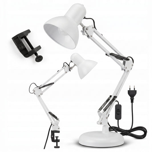 Stolní lampa E27 230 V, nastavitelná, s klipsem