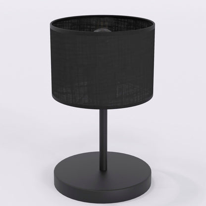 Stolní lampa ECO LN1 – černá, černé textilní stínidlo