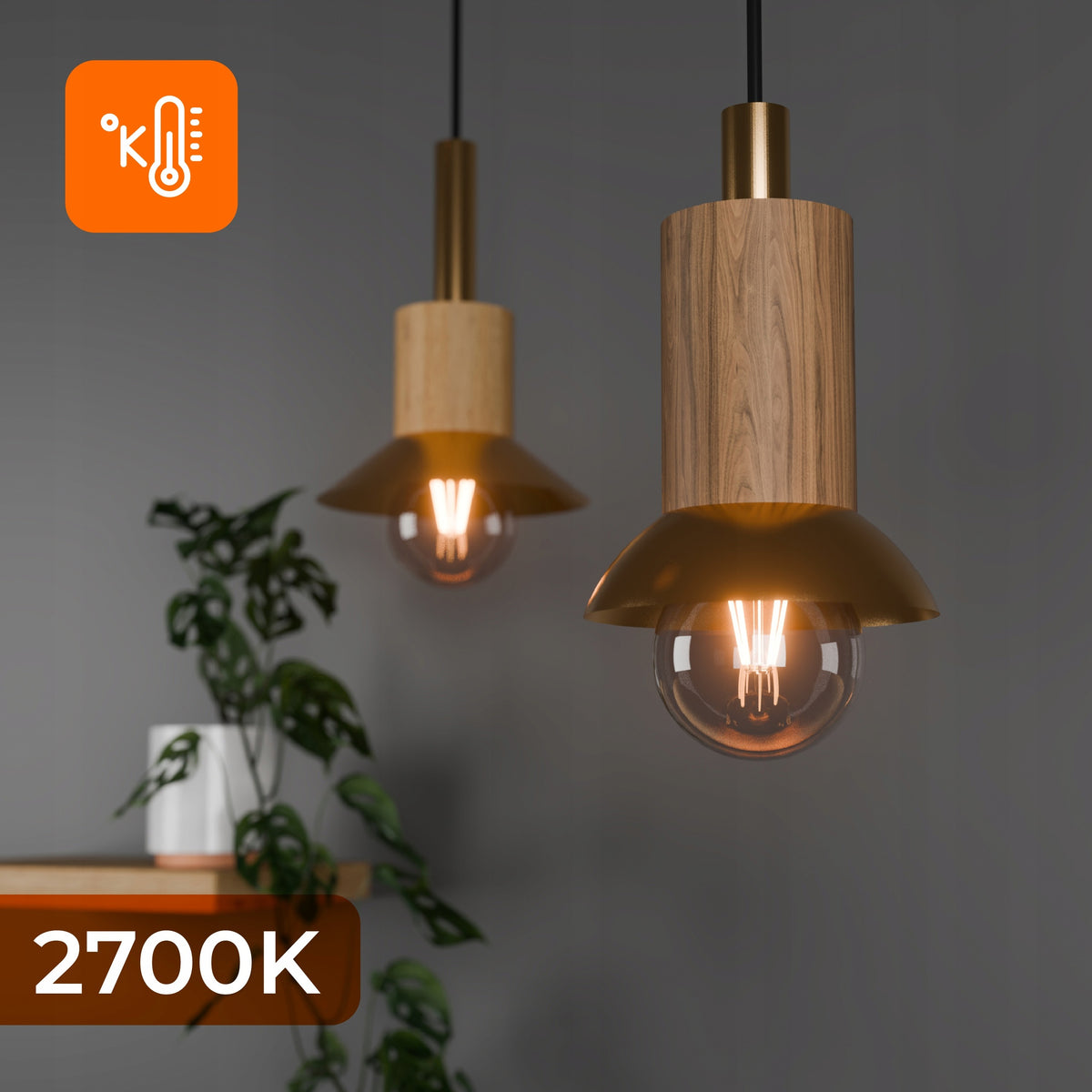 LED žárovka E27 8 W, 720 lm, 2700 K – teplá bílá