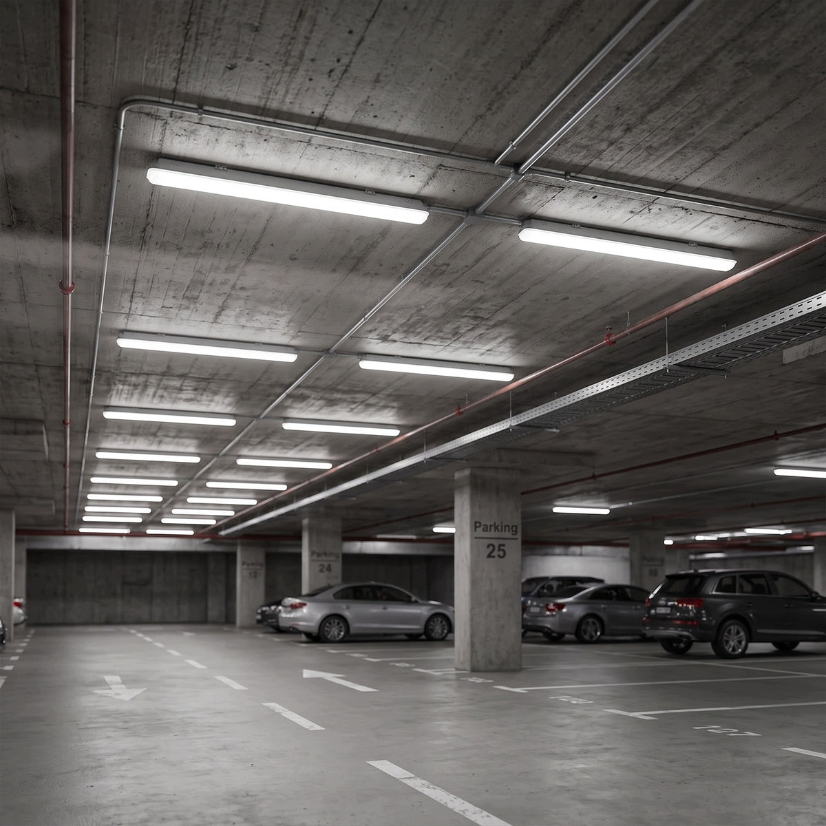 Prachotěsné LED svítidlo 40 W, 120 cm, IP65