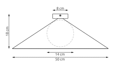 Stropní svítidlo MONO 1L – bílé, opálové sklo