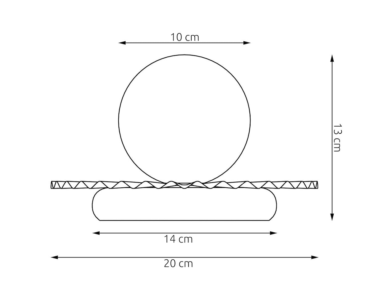 Stolní lampa UMBRA LN1 – olivově zelená, bílé sklo