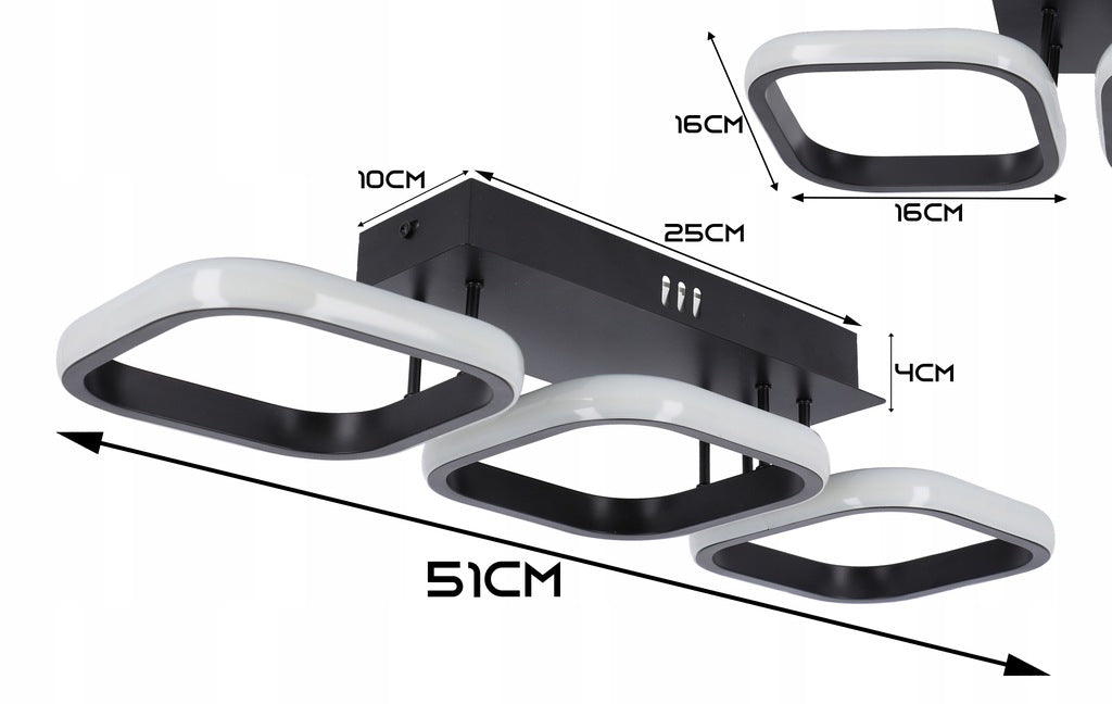 LED stropní svítidlo 30 W – neutrální bílá