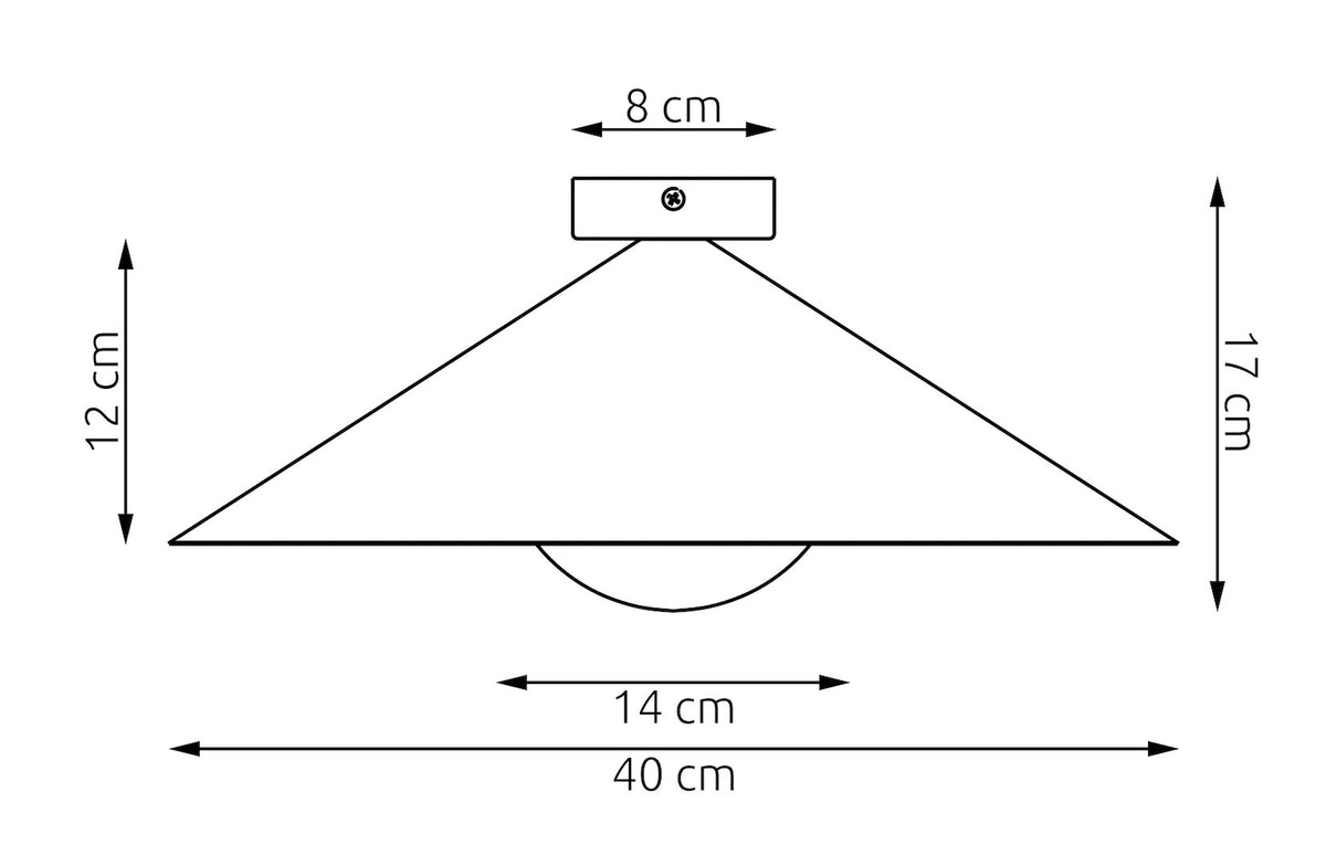 Stropní svítidlo MONO 1M – tlumeně modré, bílé sklo