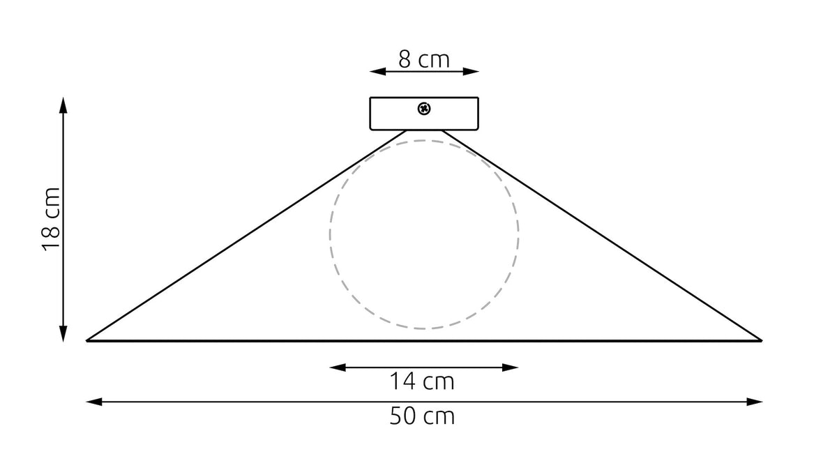 Stropní svítidlo MONO 1L – olivově zelené, bílé sklo
