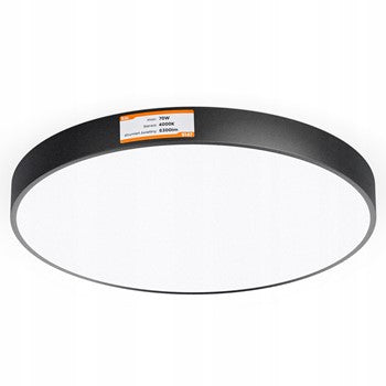 Černé kancelářské závěsné LED svítidlo 70 W, 4000 K
