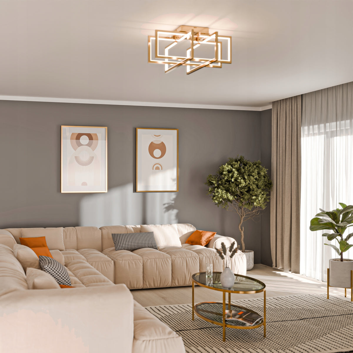 LED závěsné svítidlo – teplá bílá