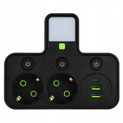 Prodlužovací kabel 230 V, USB