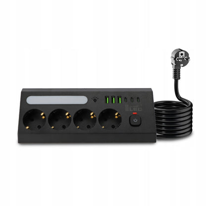 Prodlužovací kabel 230 V, 3 m, USB