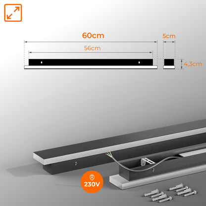 LED fasádní svítidlo 18 W, 60 cm, IP65