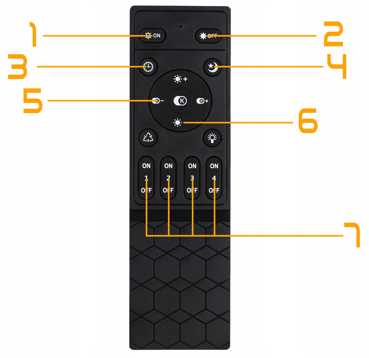 LED stropní svítidlo 66 W, 3 režimy barvy světla