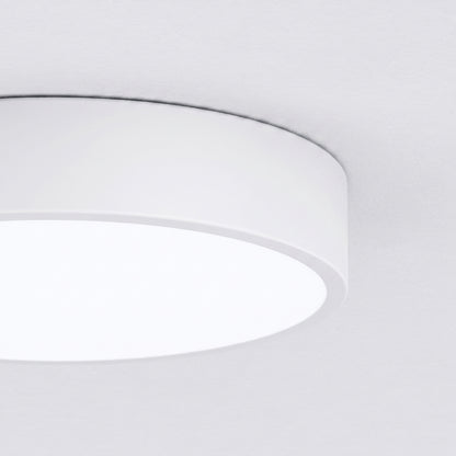 Bílé kulaté stropní LED svítidlo 18 W, 1800 lm, 30 cm