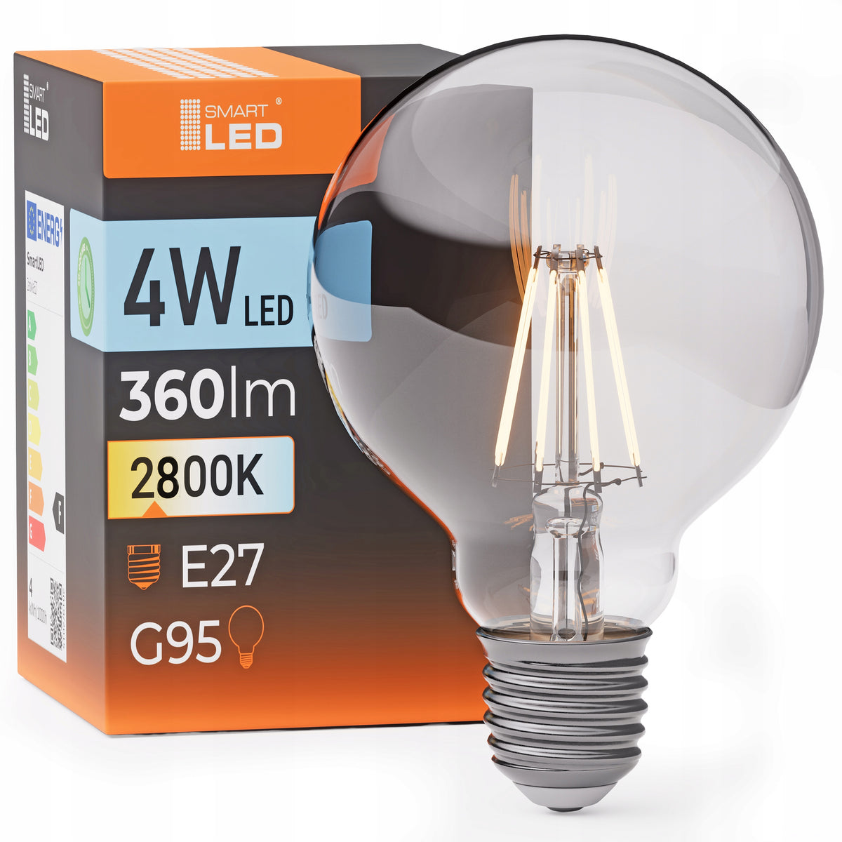 LED žárovka E27 4 W, 2800 K