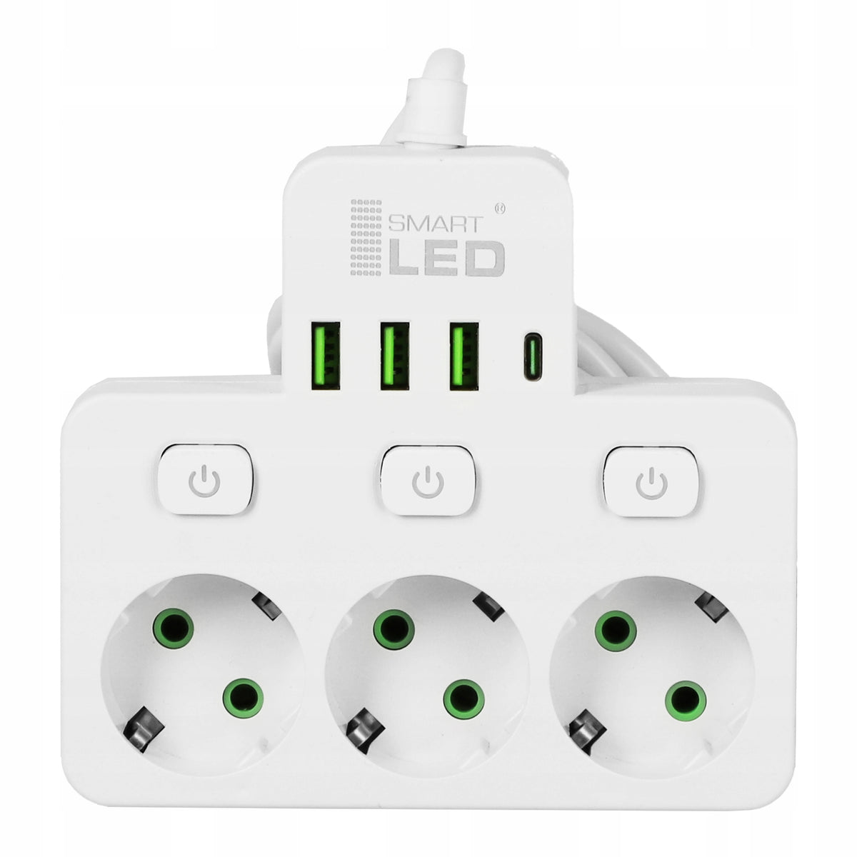 Prodlužovací kabel 230 V, USB