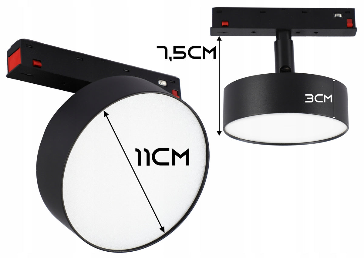 Lištový LED reflektor 18 W, 3000 K