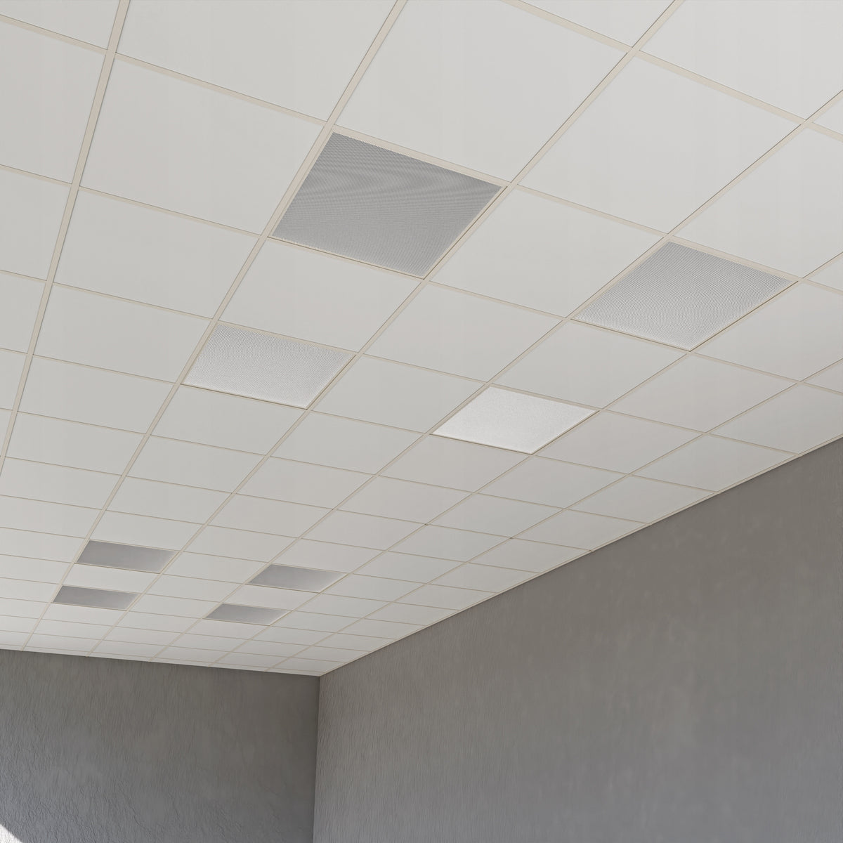 Zápustný LED panel 40 W, 4800 lm, 60 × 60 cm