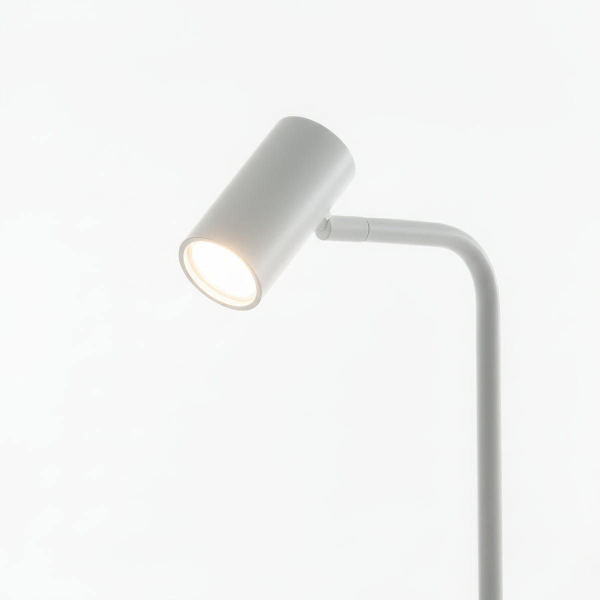 Bílá stojací lampa GU10 160 cm