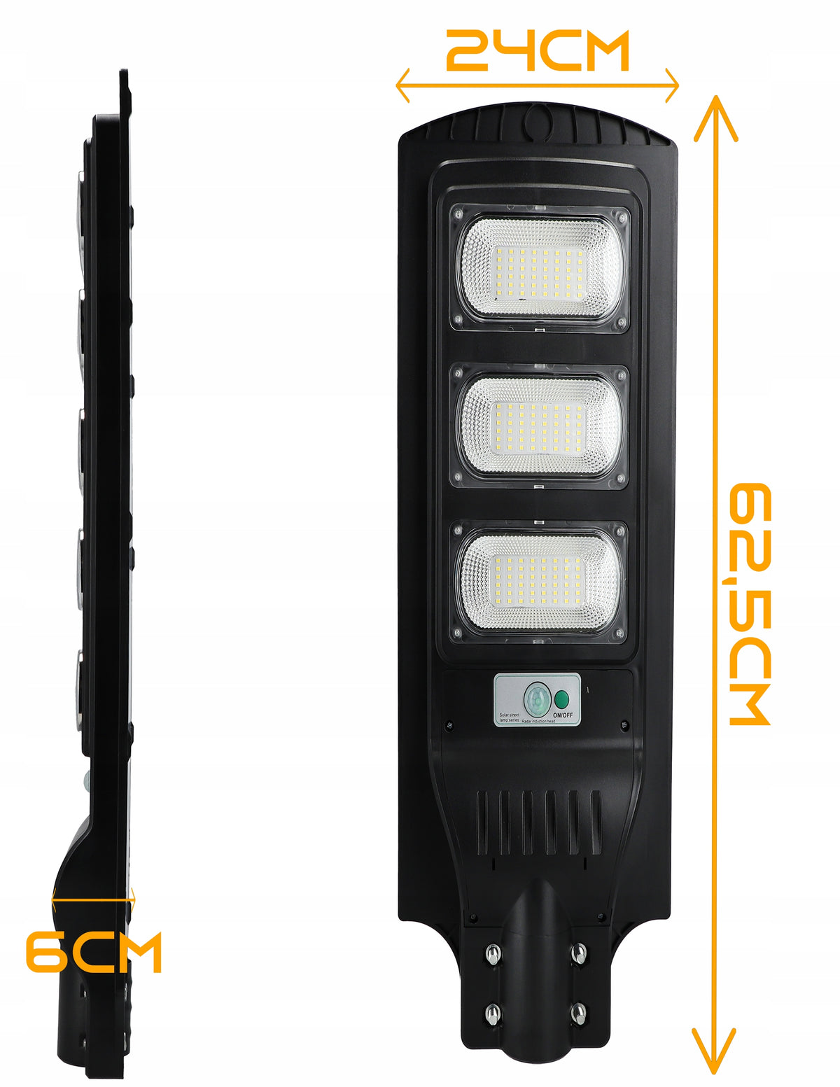 LED solární pouliční svítidlo 150 W