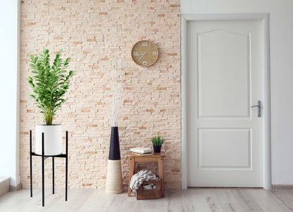 Stojan na květiny loftový Torre 70 cm černý