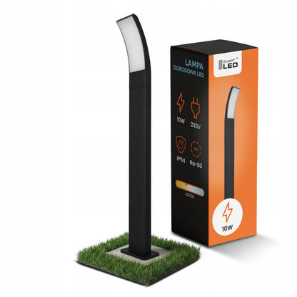 Černý venkovní osvětlovací sloupek 230 V, 80 cm, IP54