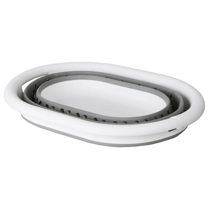 Mísa skládací oválná 50 x 37 cm bílo-šedá OVAL COMPACT 25L