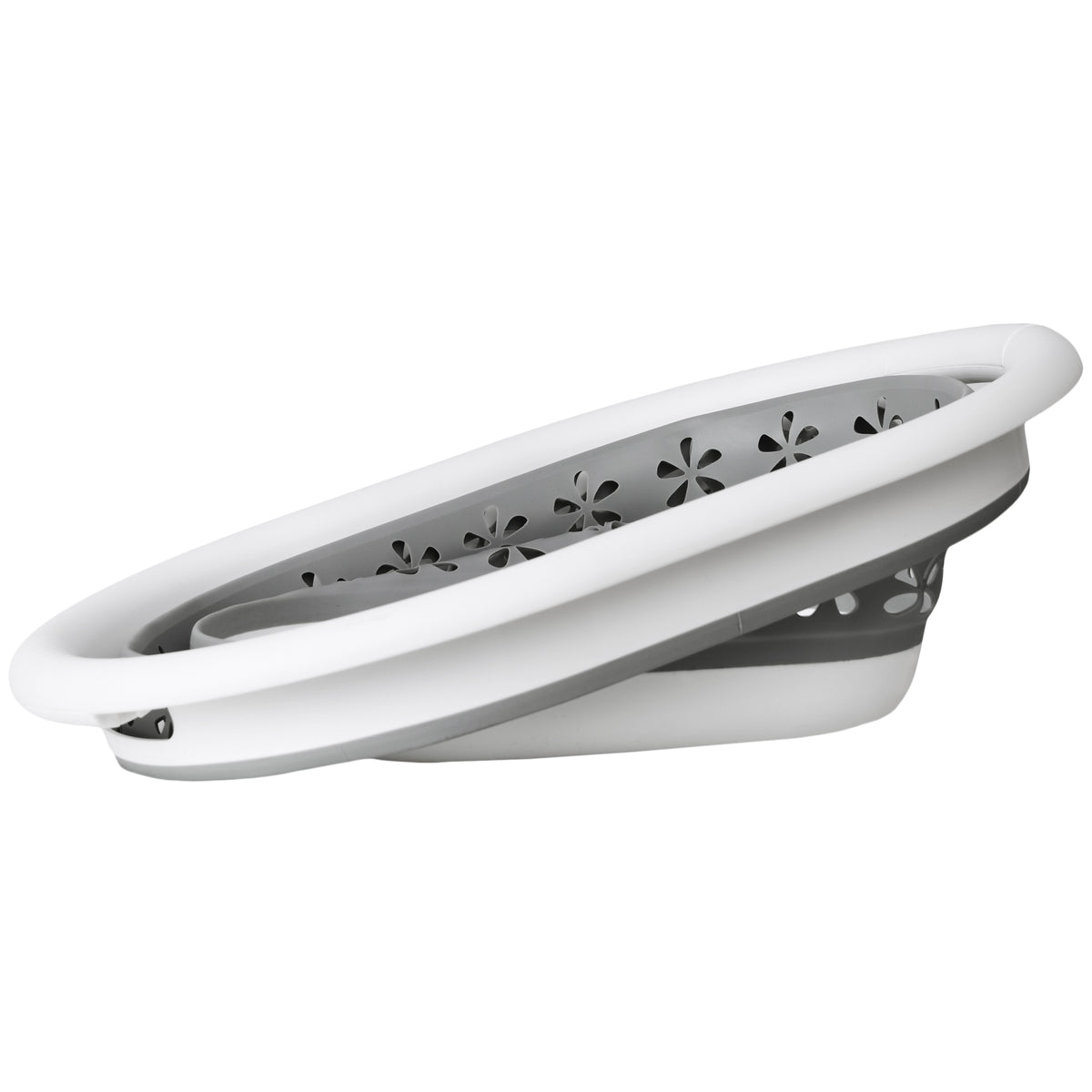 Mísa skládací oválná 50 x 37 cm bílo-šedá OVAL COMPACT 25L