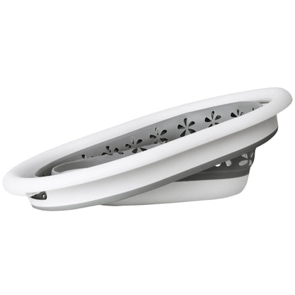 Mísa skládací oválná 50 x 37 cm bílo-šedá OVAL COMPACT 25L