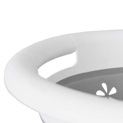 Mísa skládací oválná 50 x 37 cm bílo-šedá OVAL COMPACT 25L