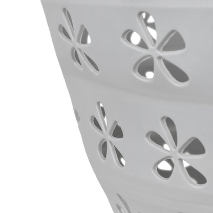 Mísa skládací oválná 50 x 37 cm bílo-šedá OVAL COMPACT 25L